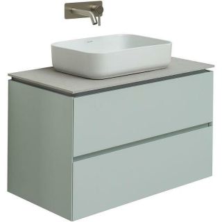 Тумба под раковину Allen Brau Infinity 85 1.21001.PWM подвесная Папирус матовый