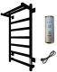 Электрический полотенцесушитель Тругор Пэк сп 20кв П с полкой 80x50см чёрный Пэксп20квП/8050чернВГП