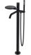 Напольный смеситель для ванны Boheme Stick 129-BB.2 чёрный