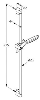 Душевой гарнитур Kludi Freshline белый 6794091-00