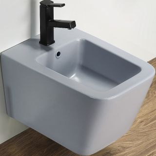 Биде CeramaLux 5370MHL подвесное голубое