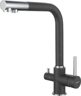 Смеситель для кухни GranFest 3611 графит