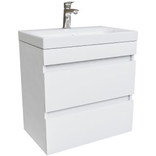 Тумба с раковиной IDDIS Zodiac 60 ZOD6CB0i95K подвесная Белая