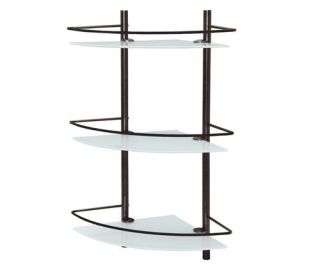 Wasserkraft K-3633 Полка стеклянная тройная угловая