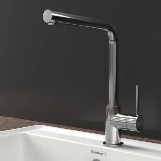 Смеситель для кухни GranFest 3651 хром