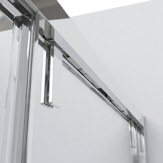 Душевая дверь Vincea Lugano VDS-1L140CLB-1 140 см