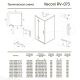 Душевой уголок Veconi Rovigo RV-073R/L, 800х800х1950, хром, стекло дождь