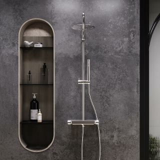 Душевая стойка Damixa Scandinavian Pure 936750000 с термостатом Хром