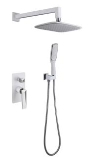 Душевой комплект Boheme Venturo белый/хром 374-W