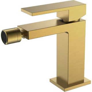 Смеситель для биде Boheme Qubic 476-BR бронза