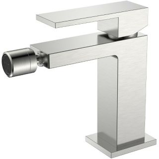 Смеситель для биде Boheme Qubic 476-NB никель брашированный