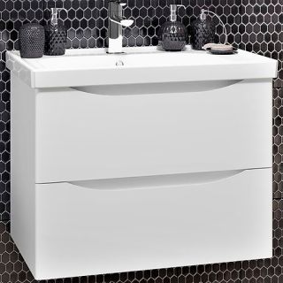 Тумба под раковину Opadiris Элеганс 70 00-00006756 Белая матовая