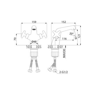 Смеситель для раковины IDDIS Acros хром ACRSB00i01