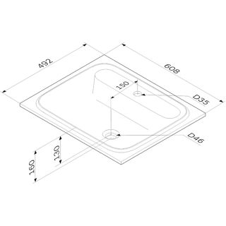 Раковина AM.PM Func 60 M8FWPC0600WM Белая матовая