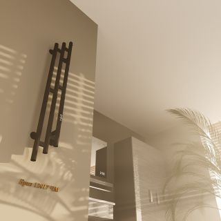 Электрический полотенцесушитель Altasan Бриз Бриз12017ЧМ Черный муар 120х17