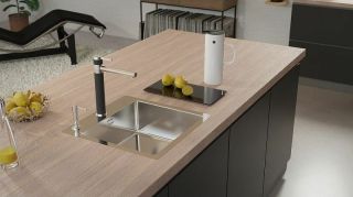 Кухонная мойка Alveus Pure 30 KMB-90 515x525 1103609 Брашированная сталь