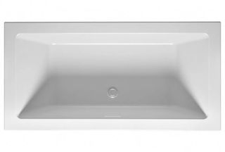 Акриловая ванна Riho Rethink Cubic Fall Plug and Play B106022005 R заполнение через перелив 180х80см белый