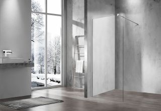 Душевая перегородка Vincea Walk-In 70 VSW-1H700CL профиль Хром стекло прозрачное