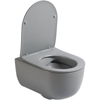Унитаз Vincea Evo VT1-34SMG подвесной Серый матовый с сиденьем Микролифт