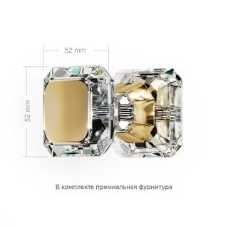 Душевая перегородка RGW WA-054Gb (WA-010Gb + Z-072Gb) 351005473-16 70 см  брашированное золото