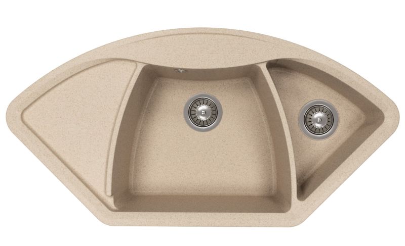 Кухонная мойка Florentina Гави бежевый