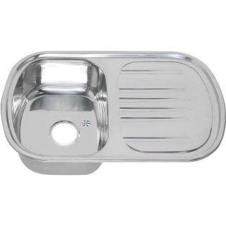 Мойка 7749 U Melana 0,8/180 хром с сифоном (231 t *10)