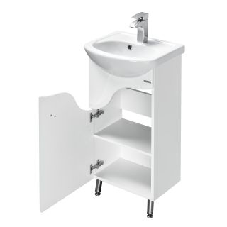 Тумба под раковину Акватон Колибри 45см белый 1A065201KO01L