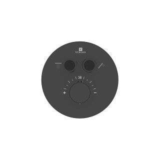 Душевой комплект Vincea Inspire VSFW-3I22MT3RMB встраиваемый, термостатический, двухрежимный, черный