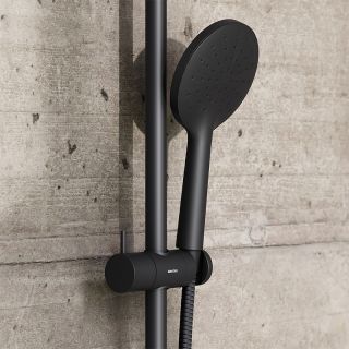 Душевая стойка Damixa Jupiter 977000300 чёрный матовый