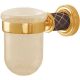 Стакан для зубных щёток Boheme Murano 10904-CH-G золото/шоколад