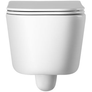 Подвесной унитаз Aquatek Лугано AQ2002-00 безободковый с легкосъемным сиденьем Soft Close