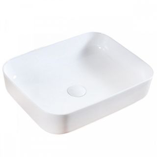 Раковина накладная BelBagno 50см белая BB1304