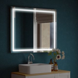 Зеркало с подсветкой Corozo Барго 80см белый SD-00001117