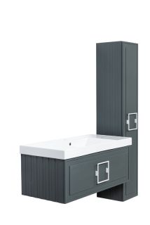 Шкаф-пенал La Fenice Cubo Bianco FNC-05-CUB-G-30 30 см