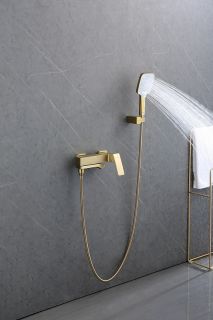 Смеситель для ванны Raglo R01.30.03 золотой сатин