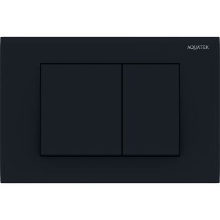 Комплект унитаза с инсталляцией Aquatek Set Aquatek Лира-012 4в1 с сиденьем Микролифт и Черной матовой клавишей смыва