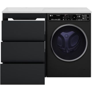 Напольная тумба под раковину Brevita Grafit 120 L УТ000012545 Графит матовый