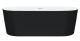 Акриловая ванна Riho Modesty Velvet B090001220 170х76см чёрный матовый/белый матовый