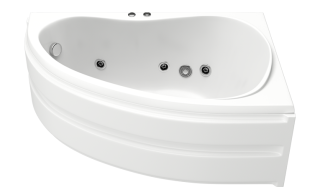 Акриловая ванна Bas Алегра 150x90 см правая без гидромассажа