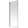 Боковая панель Veconi KP-13, 1100х1950 , хром, стекло прозрачное
