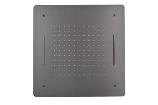 Потолочный душ Boheme 428-GM 2-х позиционный 60 см оружейная сталь