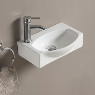 Подвесная раковина Melana 78402R-805 41см белый