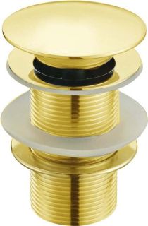 Донный клапан SantiLine SL-108 без перелива золото