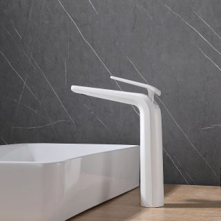 Смеситель для раковины Rose R3911C белый