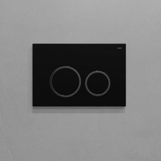 Клавиша смыва IDDIS Unifix UNI03BCi77 чёрный матовый