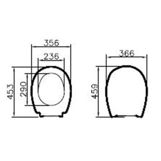 Крышка-сиденье для унитаза Vitra Conforma  115-003-006
