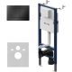 Инсталляция AM.PM PrimeFit I012709.0238 для унитаза с Черной матовой клавишей смыва