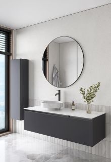 Тумба под раковину Armadi Art Quatro 790-M2-140-A-A 140 см антрацит