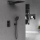 Душевой комплект Vincea VSFW-103TMB термостатическая черный