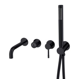 Встраиваемый смеситель для ванны Boheme Uno 464-3-SGM оружейная сталь